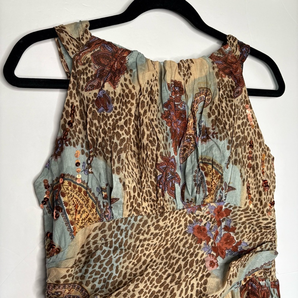 Multicolour Print Cotton Dress - Picture 12 of 13